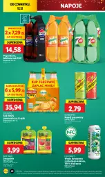 Gazetka promocyjna Lidl - GAZETKA - Gazetka - ważna od 15.12 do 15.12.2024 - strona 44 - produkty: Sok, Por, 7up, Mirinda, Napoje, Pepsi, Schweppes, Napój gazowany, Smoothie, Woda, Napój, Kokos