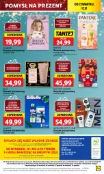 Gazetka promocyjna Lidl - GAZETKA - Gazetka - ważna od 15.12 do 15.12.2024 - strona 57 - produkty: Zestaw prezentowy, Nivea Men, Krem do twarzy, Opaska do włosów, Por, Gra, Pantene, Opaska, Old Spice, Dezodorant, Pianka do golenia, Szynka, Sport, Woda toaletowa, Mola, Szampon, Gillette, Maszynka, Odżywka, Maszynka do golenia, Woda, Mach3, Nivea