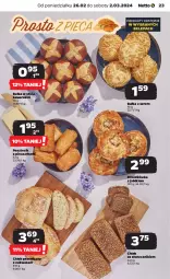 Gazetka promocyjna Netto - Artykuły spożywcze - Gazetka - ważna od 02.03 do 02.03.2024 - strona 23 - produkty: Piec, Pasztecik z pieczarkami, Ser, Pieczarka, Chleb, Bułka