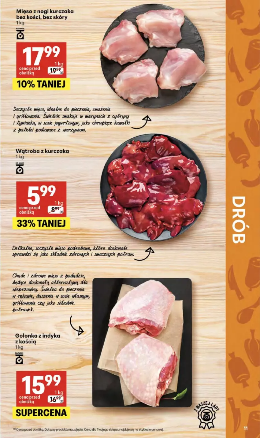 Gazetka promocyjna Delikatesy Centrum - Franczyza DC15 Czwartek - ważna 09.04 do 15.04.2026 - strona 11 - produkty: Golonka z indyka, GRID, Grill, Kawa, Kurczak, Mięso, Piec, Por, Sos, Tran, Warzywa