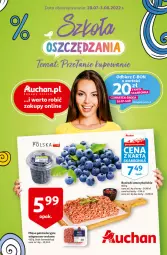 Gazetka promocyjna Auchan - Szkoła oszczędzania Temat PrzeTanie Kupowanie Hipermarkety - Gazetka - ważna od 03.08 do 03.08.2022 - strona 1 - produkty: Gra, Mięso garmażeryjne, Mięso