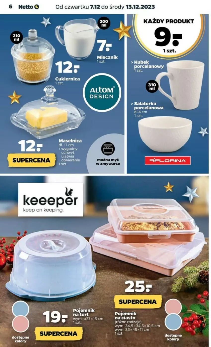 Gazetka promocyjna Netto - ważna 07.12 do 13.12.2023 - strona 7 - produkty: Miecz, Miecznik, Pojemnik, Por, Salaterka