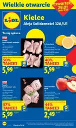 Gazetka promocyjna Lidl - Lidl w Kielcach - Gazetka - ważna od 07.02 do 07.02.2026 - strona 1 - produkty: Kurczak, Cytryny, Jabłka