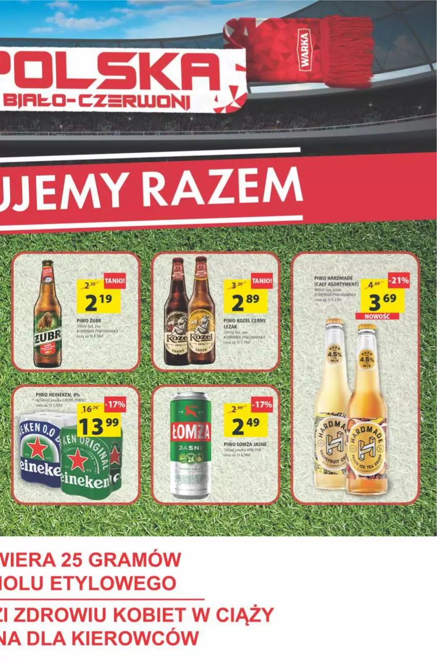 Gazetka promocyjna Arhelan - Gazetka - ważna 04.06 do 13.06.2021 - strona 17 - produkty: Heineken, Kozel, Piwo