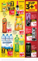 Gazetka promocyjna Kaufland - OFERTA TYGODNIA - Gazetka - ważna od 25.08 do 25.08.2021 - strona 21 - produkty: Sok, Mus, Gra, Ice tea, Napoje, Lack, Lipton, Napój gazowany, Syrop, Woda mineralna, Kubuś, Napój niegazowany, Woda, Maxer, Napój, Hortex