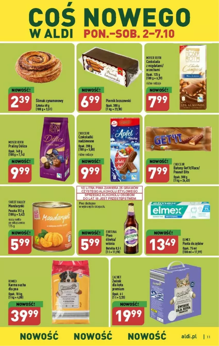 Gazetka promocyjna Aldi - ważna 02.10 do 07.10.2023 - strona 14 - produkty: Fa, Mandarynki, Piernik, Piwa