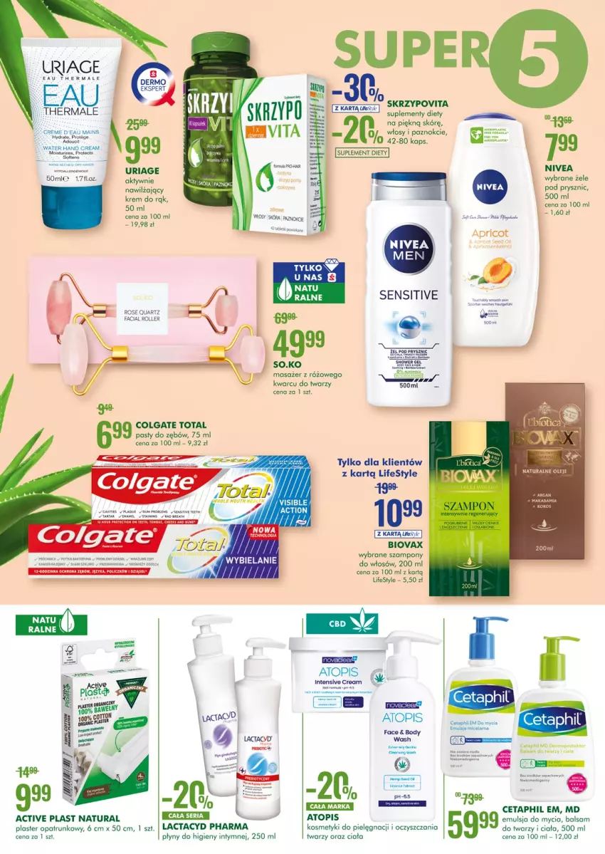 Gazetka promocyjna Super Pharm - Gazetka - ważna 16.09 do 29.09.2021 - strona 2 - produkty: Biovax, Body, Cetaphil, Colgate, Colgate Total, Emulsja, Emulsja do mycia, Fa, Kaki, Koc, Kosmetyki do pielęgnacji, Krem do rąk, LG, Masażer, Mop, Nivea, Roller, Ser, Suplement diety, Szampon, Tarta, Top