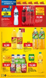 Gazetka promocyjna Lidl - GAZETKA - Gazetka - ważna od 21.05 do 21.05.2025 - strona 38 - produkty: Nałęczowianka, Sok, Por, Coca-Cola, Schweppes, Napój gazowany, Tymbark, Aronia, Woda mineralna, Arbuz, Woda, Mango, Napój, Mięta, Nektar, Hortex