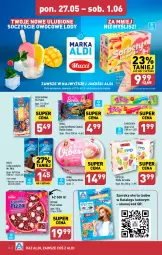 Gazetka promocyjna Aldi - Pełna oferta - Gazetka - ważna od 01.06 do 01.06.2024 - strona 14 - produkty: Wafle do lodów, Sati, Wafle, Lody, Barbie, Pizza, Maliny, Lizaki, Mango, Hot Wheels, Psi Patrol