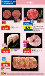 Gazetka promocyjna Lidl - GAZETKA - Gazetka - ważna od 27.08 do 27.08.2025 - strona 24 - produkty: Królik, Tusz, Burger, Mięso