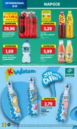 Gazetka promocyjna Lidl - GAZETKA - Gazetka - ważna od 27.08 do 27.08.2025 - strona 42 - produkty: Nałęczowianka, Sok, Ice tea, Ananas, Coca-Cola, Napoje, Kubuś Waterrr, Woda mineralna, Kubuś, Pokémon, Woda, Napój