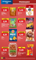 Gazetka promocyjna Lidl - GAZETKA - Gazetka - ważna od 27.08 do 27.08.2025 - strona 46 - produkty: Ser, Bake Rolls, Lajkonik, Orzeszki, Chipsy, Pizza, Crunchips, Lorenz, Lay’s