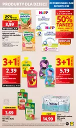 Gazetka promocyjna Lidl - GAZETKA - Gazetka - ważna od 27.08 do 27.08.2025 - strona 55 - produkty: HiPP, Ryż, Por, Mus, Gra, BoboVita, Owsianka, Chusteczki, Dzieci, Kubuś, Kindii
