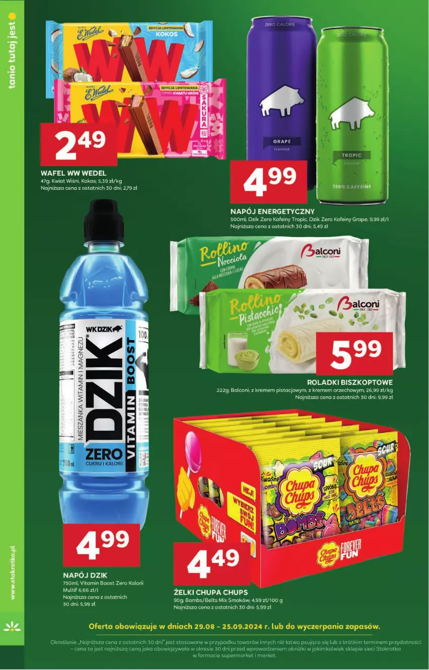 Gazetka promocyjna Stokrotka - Supermarket - ważna 29.08 do 04.09.2024 - strona 8 - produkty: Alcon, Fa, Gra, Kokos, Napój, Napój energetyczny