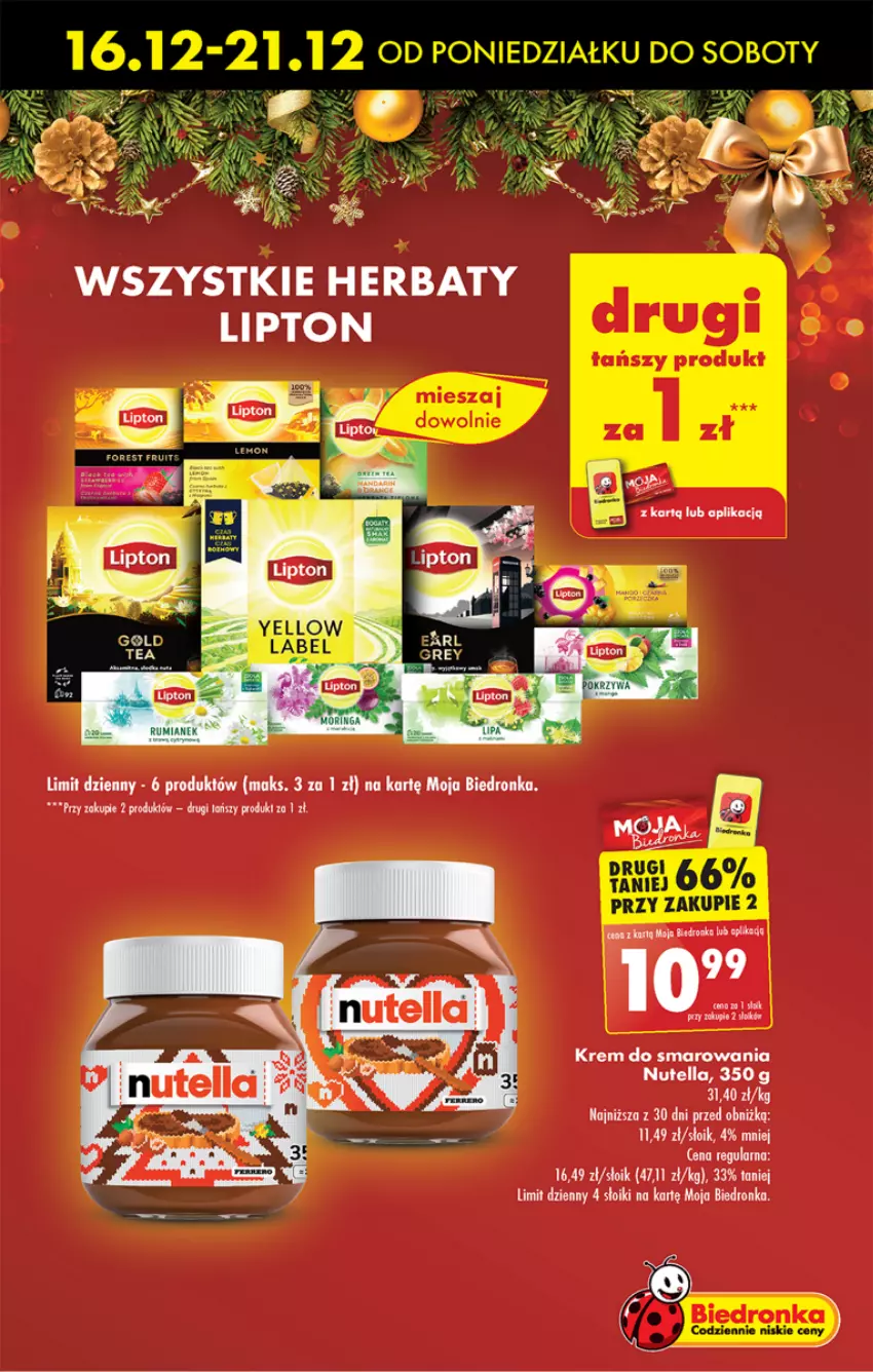 Gazetka promocyjna Biedronka - Od czwartku - ważna 19.12 do 25.12.2024 - strona 11 - produkty: Dron, Fa, Lipton, Manta