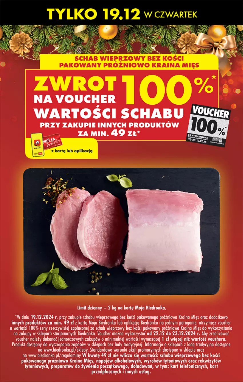 Gazetka promocyjna Biedronka - Od czwartku - ważna 19.12 do 25.12.2024 - strona 3 - produkty: Dron, Schab wieprzowy, Telefon