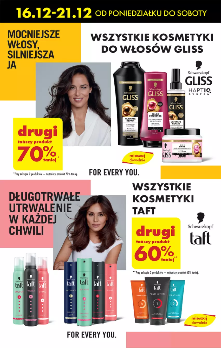 Gazetka promocyjna Biedronka - Od czwartku - ważna 19.12 do 25.12.2024 - strona 68 - produkty: Schwarzkopf, Taft