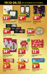 Gazetka promocyjna Biedronka - Od czwartku - Gazetka - ważna od 25.12 do 25.12.2024 - strona 56 - produkty: Kit Kat, Ciastka, Ser, Praliny, Stek, Bonitki, Czekolada, Baton, Kakao, Brownie, Kinder, Kokos, Fa