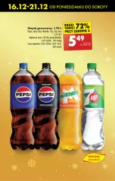 Gazetka promocyjna Biedronka - Od czwartku - Gazetka - ważna od 25.12 do 25.12.2024 - strona 63 - produkty: 7up, Mirinda, Pepsi, Napój gazowany, Napój, Fa