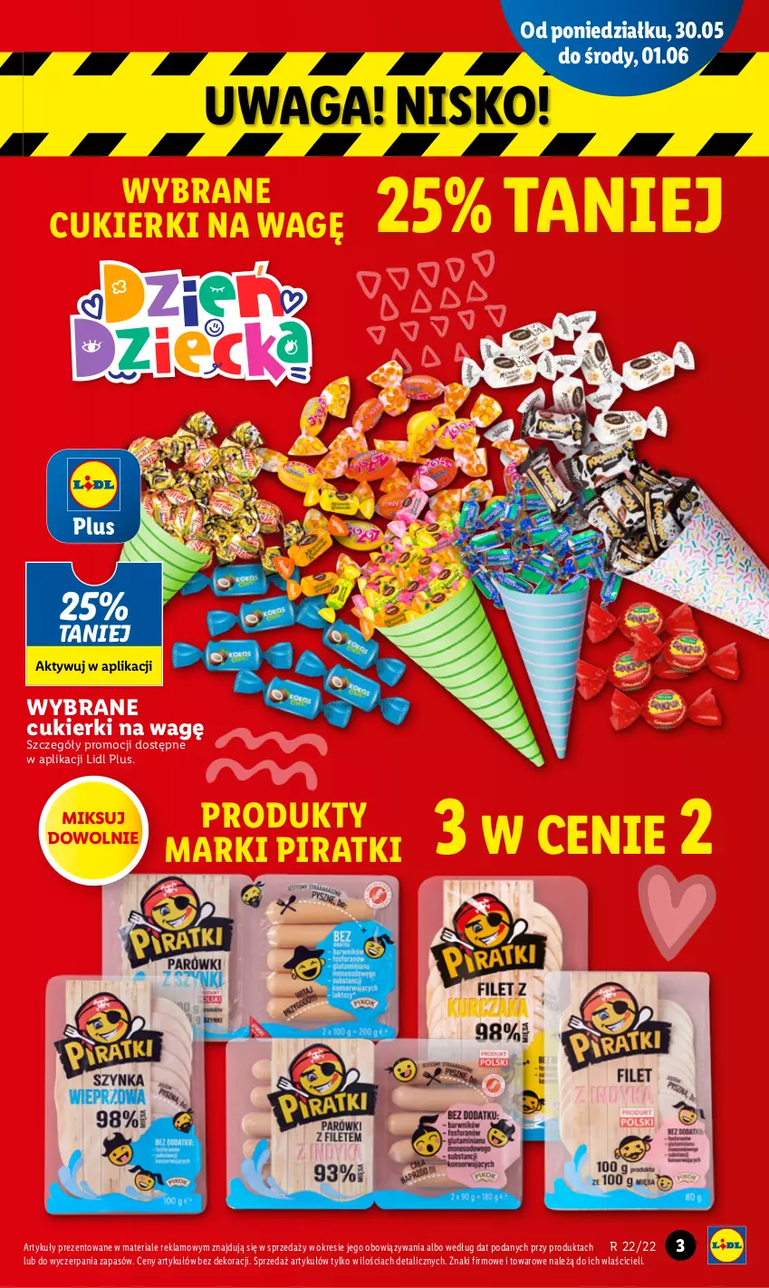 Gazetka promocyjna Lidl - GAZETKA - ważna 30.05 do 01.06.2022 - strona 3 - produkty: Cukier, Cukierki, Waga