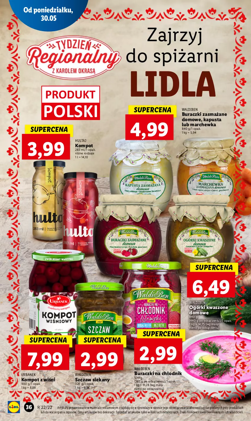 Gazetka promocyjna Lidl - GAZETKA - ważna 30.05 do 01.06.2022 - strona 36 - produkty: Buraczki, Marchewka, Top