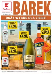 Gazetka promocyjna Kaufland - Barek Kauflandu - Gazetka - ważna od 02.10 do 02.10.2024 - strona 1 - produkty: Mus, Bourbon, Wino musujące, Wódka, Stock, Prosecco, Jim Beam, Wino, Napój, Aperol