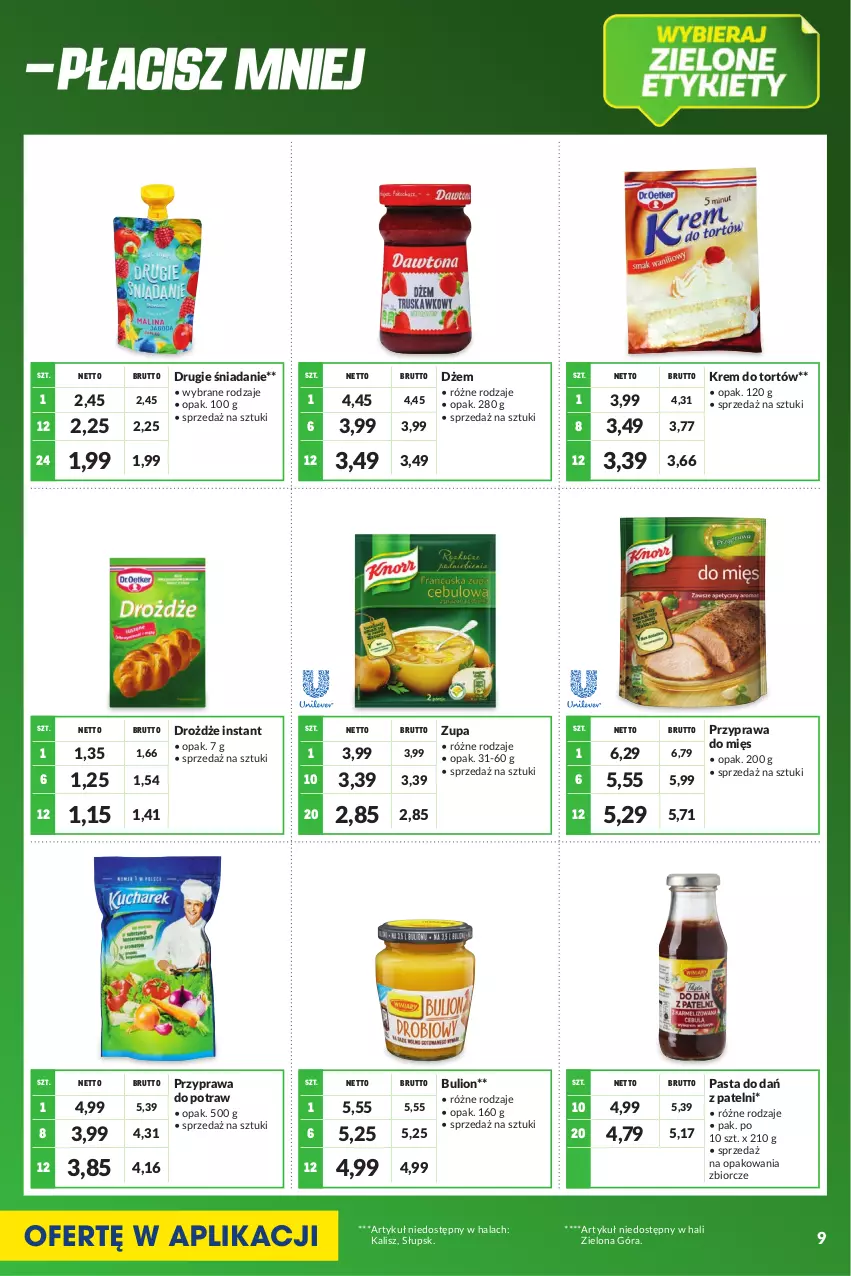 Gazetka promocyjna Makro - [Oferta specjalna] Kupujesz więcej płacisz mniej - ważna 01.08 do 31.08.2022 - strona 9 - produkty: Bulion, Drożdże, Dżem, Krem do tortów, Lion, Przyprawa do potraw, Zupa