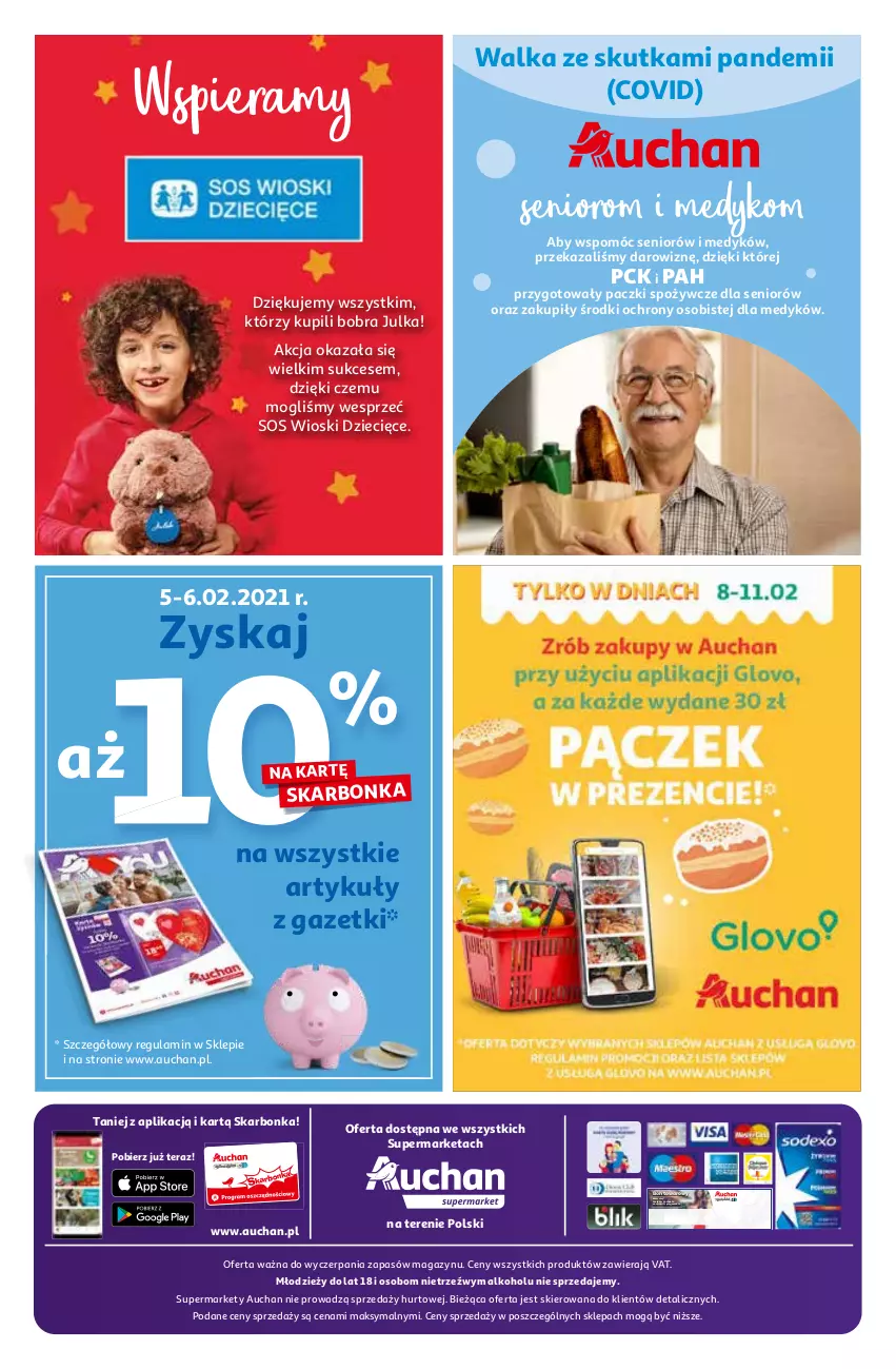 Gazetka promocyjna Auchan - A Love You Supermarkety - ważna 04.02 do 10.02.2021 - strona 12 - produkty: Dzieci, Sos, Tera