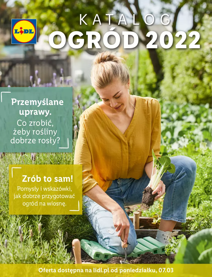 Gazetka promocyjna Lidl - KATALOG OGRÓD - ważna 07.03 do 03.04.2022 - strona 1 - produkty: Ogród