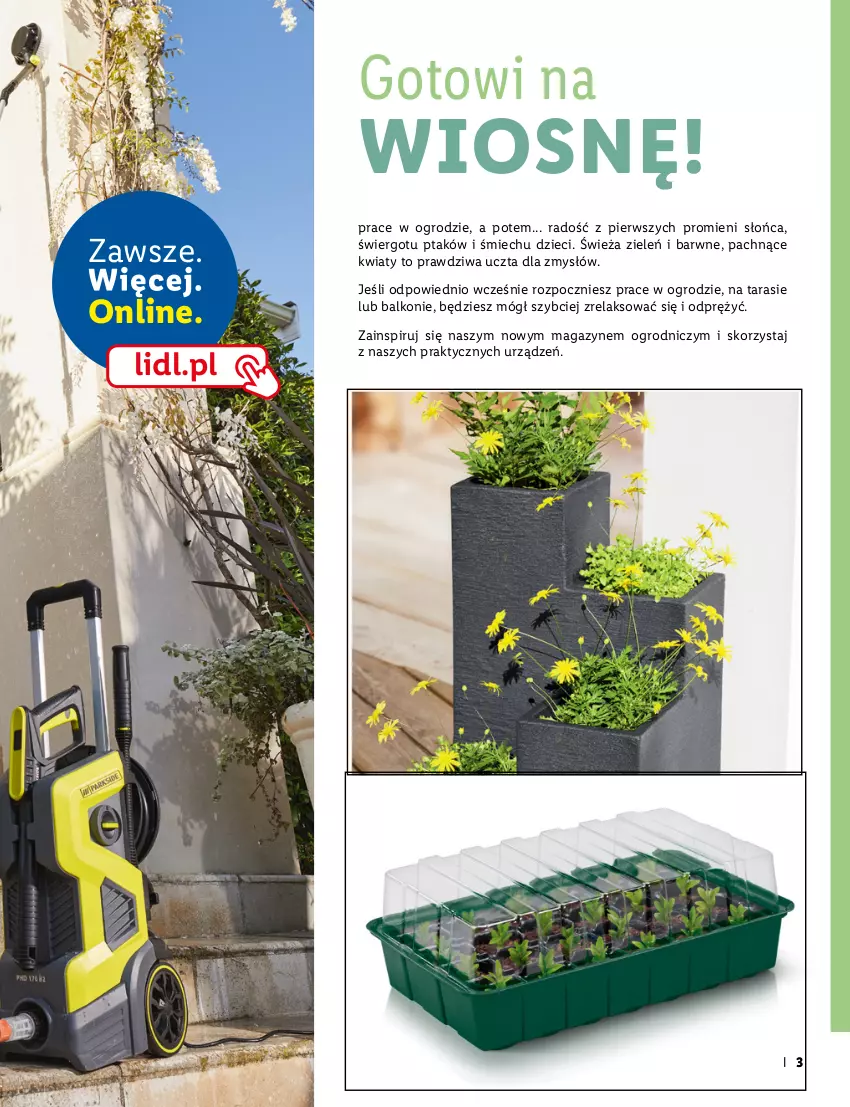 Gazetka promocyjna Lidl - KATALOG OGRÓD - ważna 07.03 do 03.04.2022 - strona 3 - produkty: Dzieci, Ogród