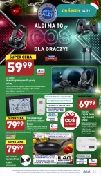 Gazetka promocyjna Aldi - Zaplanuj zakupy wcześniej - Gazetka - ważna od 19.11 do 19.11.2022 - strona 8 - produkty: Xbox, Czujnik zewnętrzny, Gra, Stacja pogodowa, Mikrofon, Kabel USB, Silan, Zegar, PlayStation 5, PlayStation, Piekarnik, Patelnia, LG, Fa