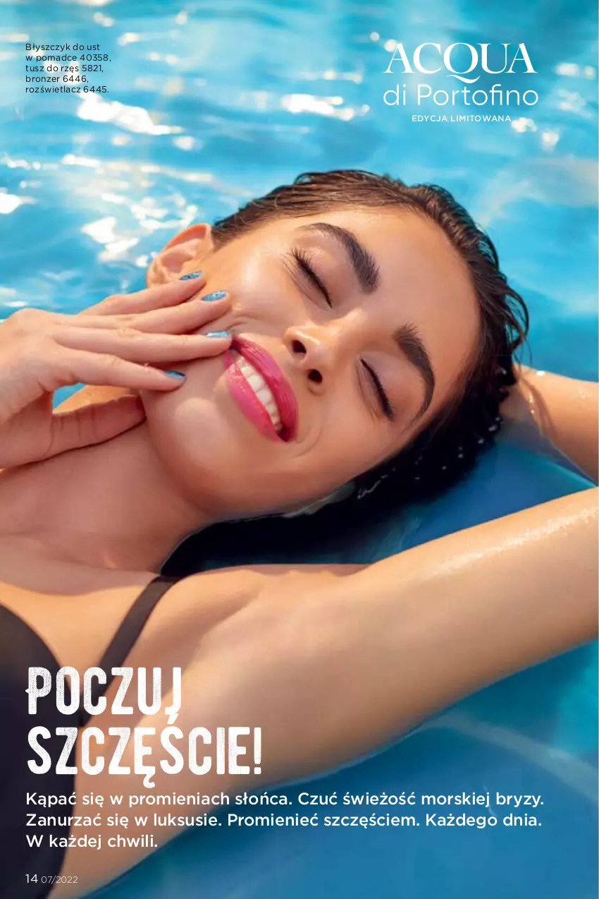 Gazetka promocyjna Faberlic - ważna 25.04 do 15.05.2022 - strona 14 - produkty: Błyszczyk do ust, Bronzer, Rozświetlacz, Tusz