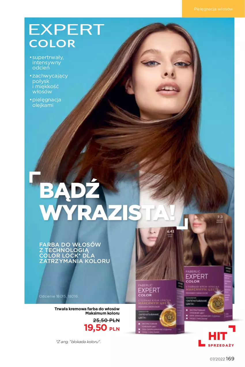 Gazetka promocyjna Faberlic - ważna 25.04 do 15.05.2022 - strona 169 - produkty: Cień, Fa, Farba do włosów, Olej, Pielęgnacja włosów