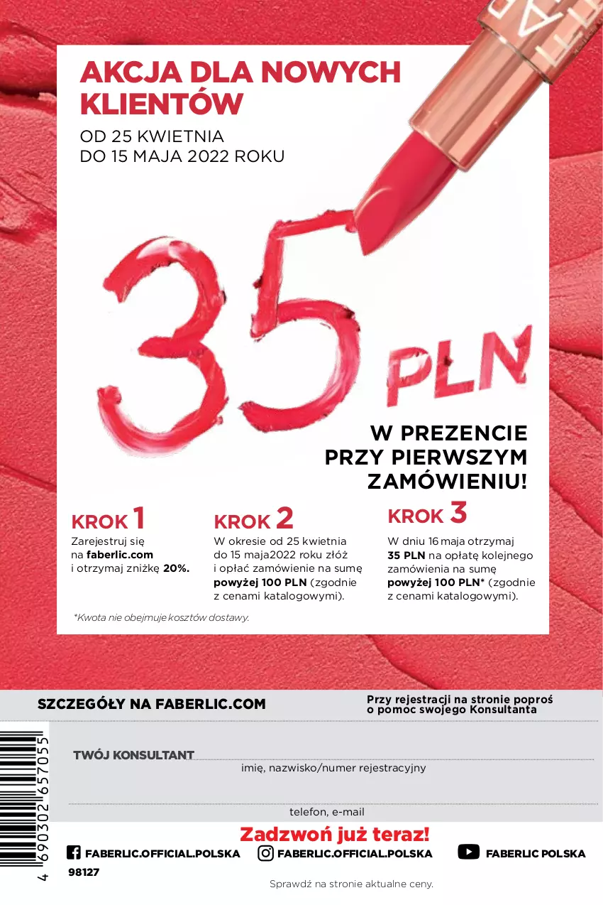 Gazetka promocyjna Faberlic - ważna 25.04 do 15.05.2022 - strona 274 - produkty: Fa, Kosz, Olej, Telefon, Tera