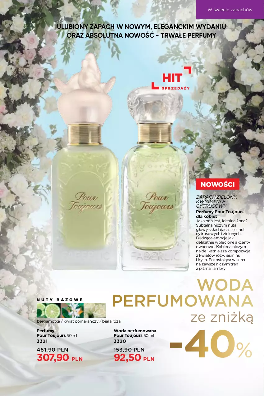 Gazetka promocyjna Faberlic - ważna 25.04 do 15.05.2022 - strona 55 - produkty: Absolut, Nuty, Perfum, Róża, Ser, Woda, Woda perfumowana