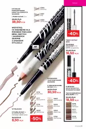 Gazetka promocyjna Faberlic - Gazetka - ważna od 15.05 do 15.05.2022 - strona 31 - produkty: Makijaż, Marker, Cień, Kredka do brwi, Tran, Tusz, Kredka, Szczoteczka