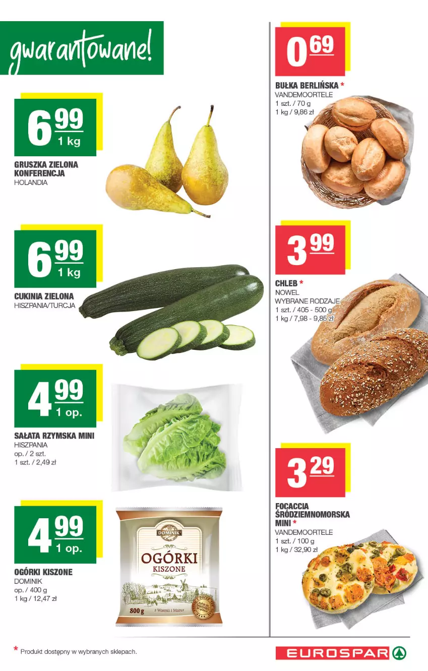 Gazetka promocyjna Spar - EuroSpar - ważna 01.12 do 11.12.2025 - strona 3 - produkty: Bułka, Chleb, Focaccia, Sałat