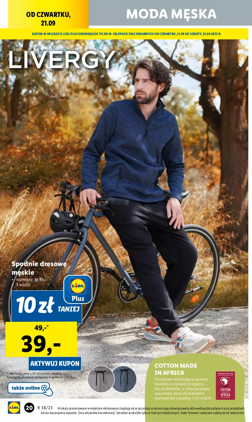 Gazetka promocyjna Lidl - GAZETKA - ważna 18.09 do 23.09.2023 - strona 26 - produkty: Dres, Moda, Spodnie, Spodnie dresowe