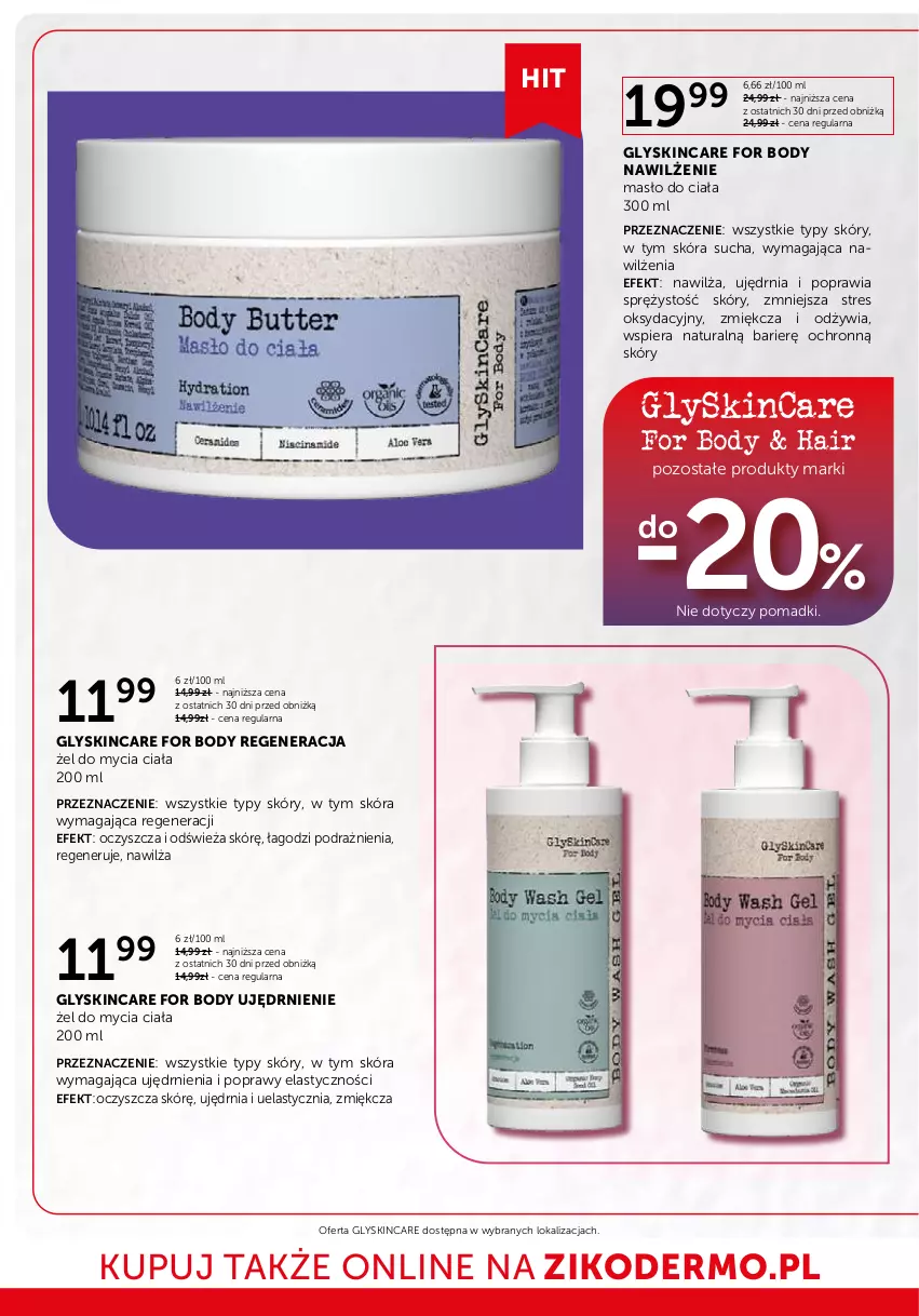 Gazetka promocyjna Ziko - Gazetka Ziko Dermo - ważna 10.07 do 23.07.2025 - strona 24 - produkty: Body, Masło, Masło do ciała