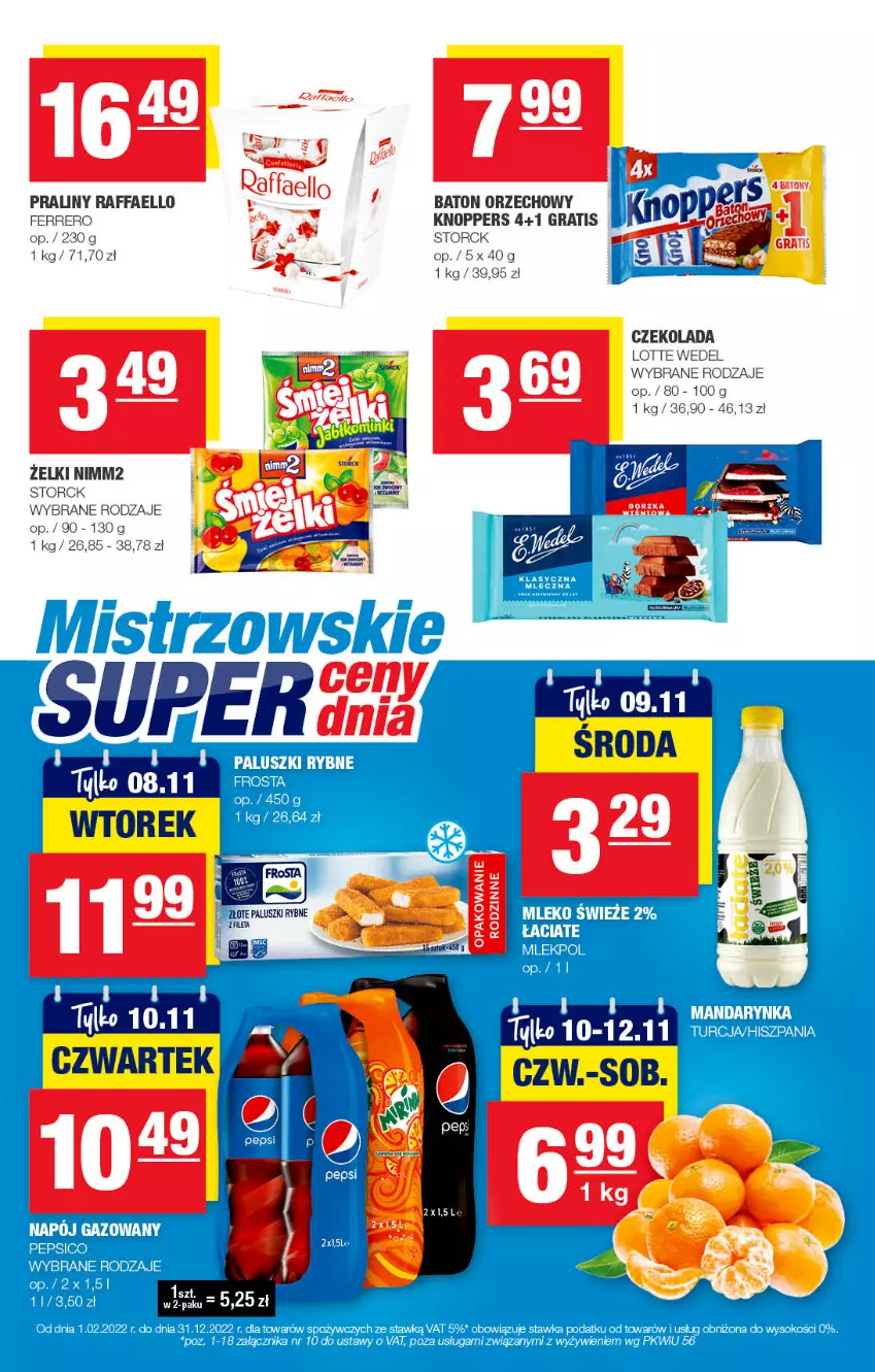 Gazetka promocyjna Spar - Spar - ważna 30.10 do 09.11.2022 - strona 9 - produkty: Baton, Czekolada, Fa, Ferrero, Gra, Knoppers, Nimm2, Paluszki rybne, Praliny, Raffaello