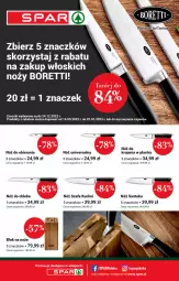 Gazetka promocyjna Spar - Spar - Gazetka - ważna od 09.11 do 09.11.2022 - strona 12 - produkty: Noż, Nóż do chleba, Blok na noże, Nóż uniwersalny, Nóż szefa kuchni, Chleb, Fa