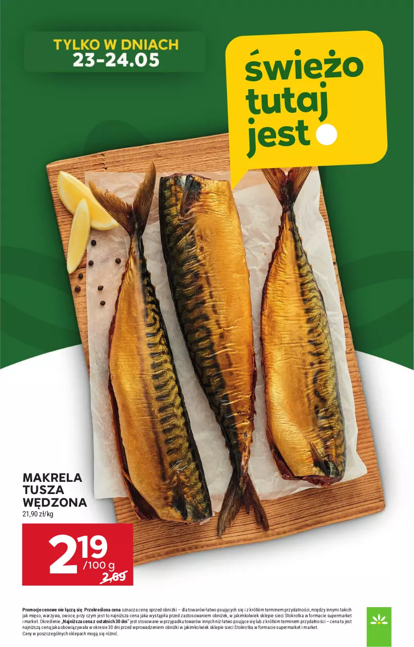 Gazetka promocyjna Stokrotka - Market - ważna 22.05 do 28.05.2025 - strona 10 - produkty: Mięso, Owoce, Tusz, Warzywa