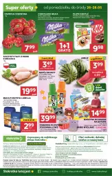 Gazetka promocyjna Stokrotka - Market - Gazetka - ważna od 28.05 do 28.05.2025 - strona 27 - produkty: Kurczak, Lubella, Warzywa, Ser, Por, JBL, Gra, Wilson, Telefon, Filet z piersi kurczaka, Bell, Papryka czerwona, Papryka, Szal, Karp, Kosz, O nas, Zabawka, Dres, Mąka, Czekolada, Szyna, Owoce, Bella, Arbuz, Wagi, Napój, Mięso, Nestlé, Milka