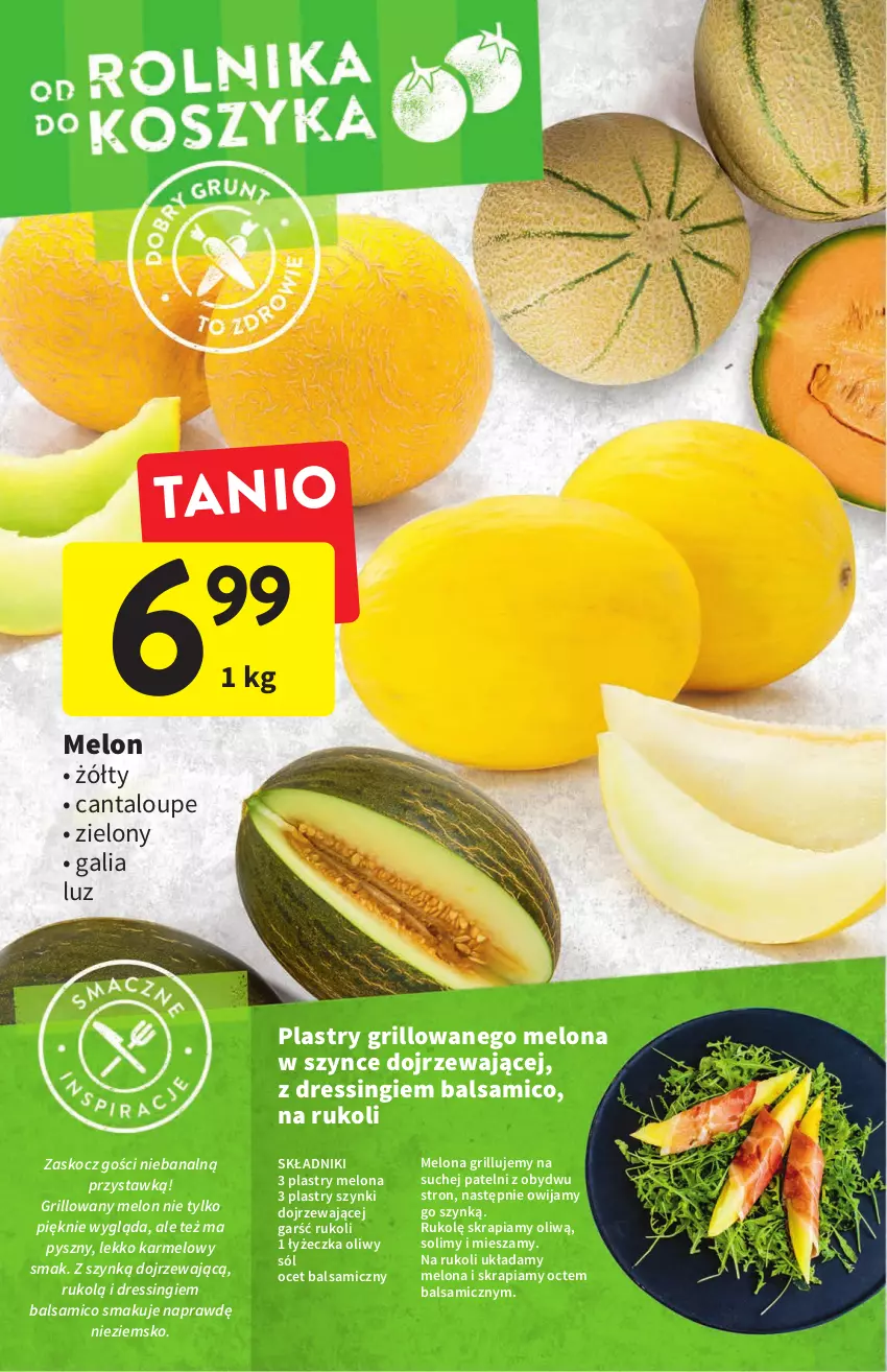 Gazetka promocyjna Intermarche - ważna 07.07 do 13.07.2022 - strona 10 - produkty: Dres, Grill, Koc, Melon, Ocet, Ocet balsamiczny, Sól