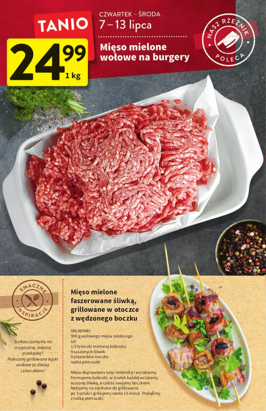 Gazetka promocyjna Intermarche - ważna 07.07 do 13.07.2022 - strona 14 - produkty: Fa, Gin, Grill, Mięso, Mięso mielone, Natka pietruszki, Sól