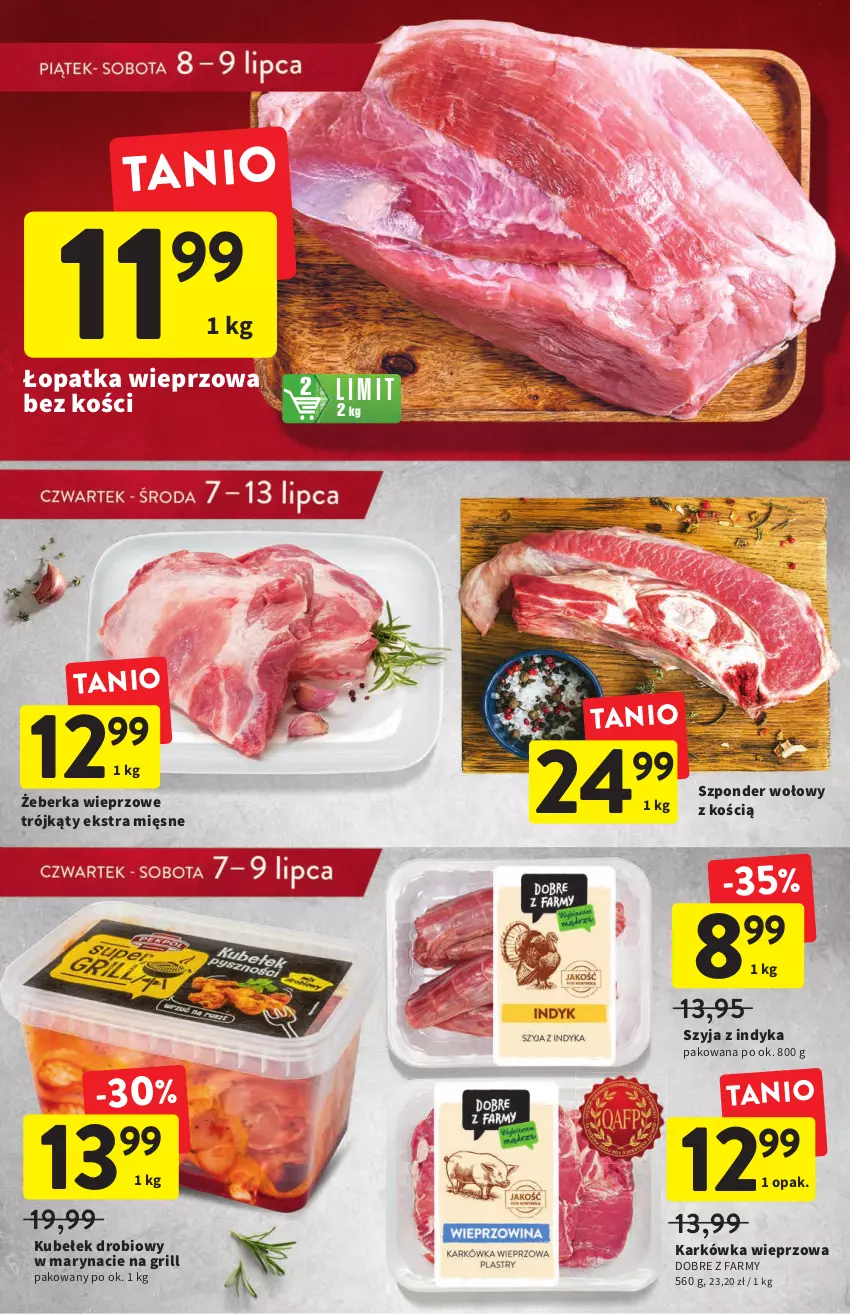 Gazetka promocyjna Intermarche - ważna 07.07 do 13.07.2022 - strona 15 - produkty: Fa, Grill, Karkówka wieprzowa, Szponder wołowy