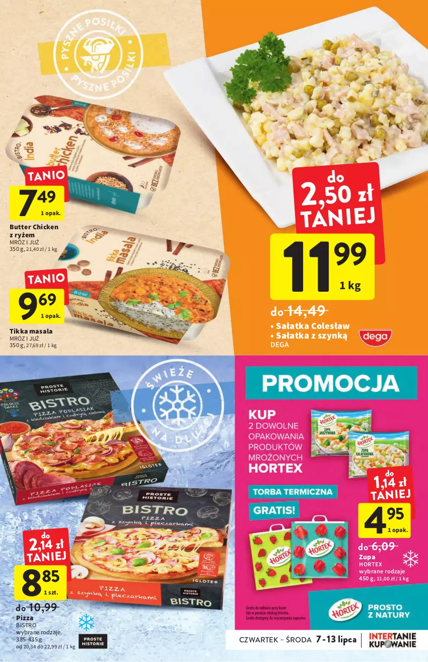 Gazetka promocyjna Intermarche - ważna 07.07 do 13.07.2022 - strona 19 - produkty: Dega, Hortex, Pizza, Ryż, Sałat, Sałatka, Zupa