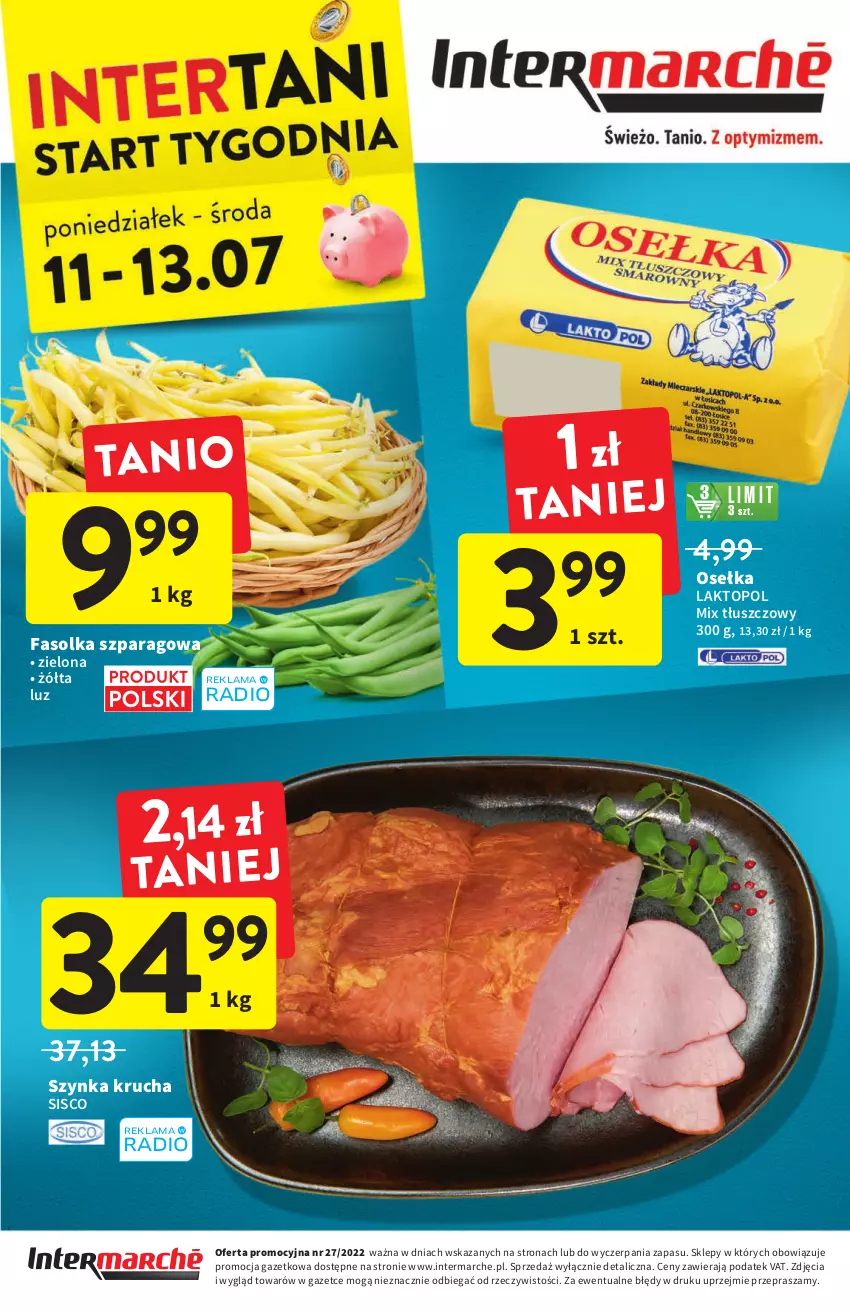 Gazetka promocyjna Intermarche - ważna 07.07 do 13.07.2022 - strona 40 - produkty: Fa, Szynka, Top