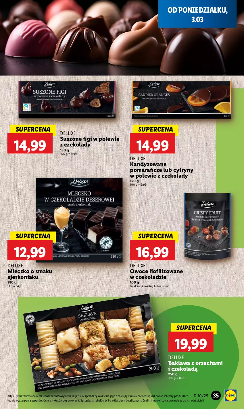 Gazetka promocyjna Lidl - GAZETKA - ważna 03.03 do 05.03.2025 - strona 41 - produkty: Cytryny, Figi, Maliny, Mleczko, Owoce, Pomarańcze, Truskawki