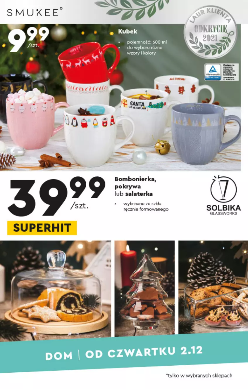 Gazetka promocyjna Biedronka - Okazje tygodnia - ważna 29.11 do 12.12.2021 - strona 37 - produkty: Kubek, Salaterka